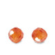 Cubic Zirconia beads 4mm Orange